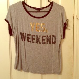 Yes weekend crop top