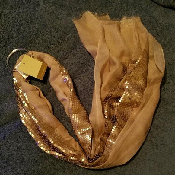 Sequined scarf