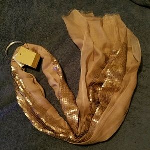 Sequined scarf
