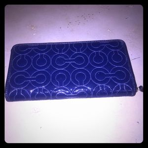 Coach zipper wallet