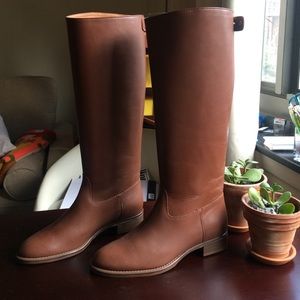 Jcrew Field Boots with Extended Calf (leather)