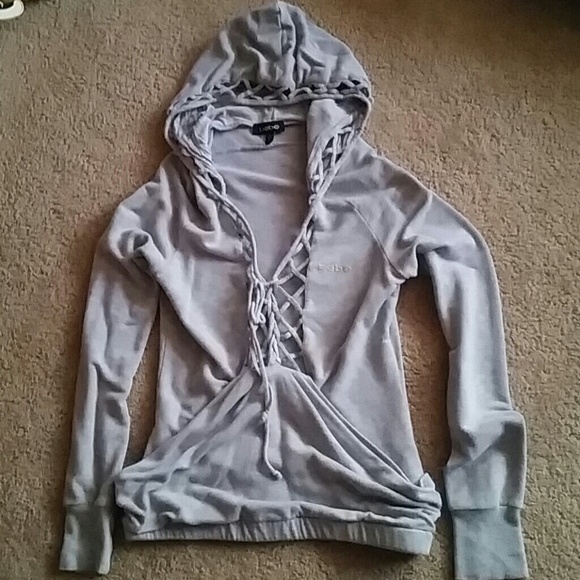 Grey Bebe Hoodie