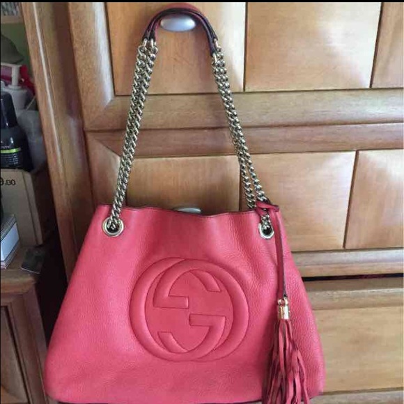 ❌SOLD❌Gucci Soho Medium Shoulder Chain Bag