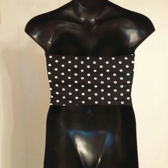 SOLD ~ Charlotte Russe Strapless Shirt - Picture 2 of 2