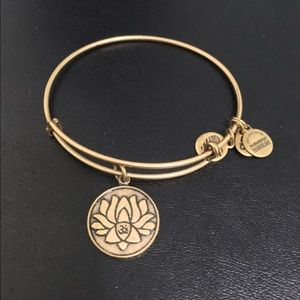 Alex & Ani lotus bangle
