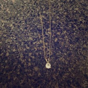 White sapphire necklace-BEAUTIFUL!!!