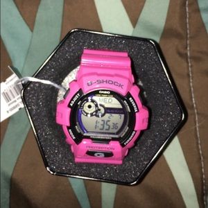 pink g shock watch