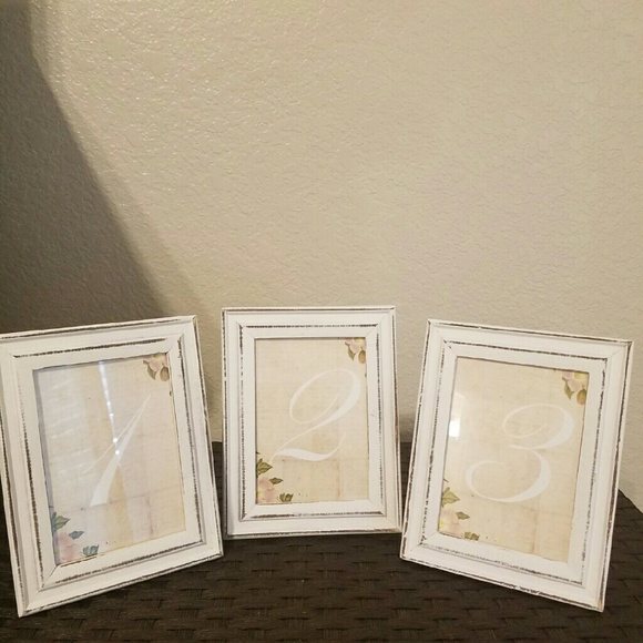 Wedding Table Numbers Set of 11
