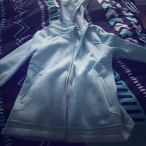 Blue hoodie