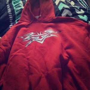 Red hoodie