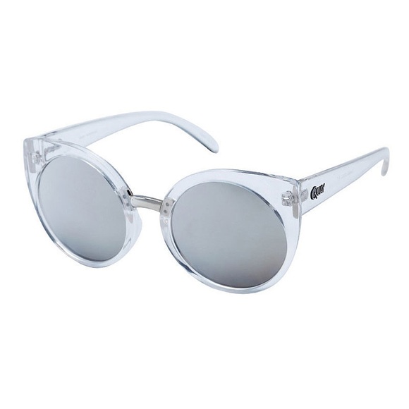 Quay China Doll Clear Mirrored Sunglasses - Picture 3 of 3