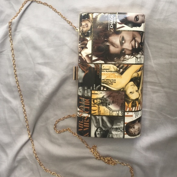 Trendy clutch from a boutique