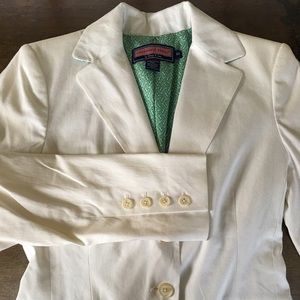 Vineyard Vine White Blazer Size XS