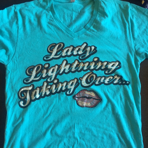 Ice All Stars Lady Lightning. 2012-2013 Team Shirt