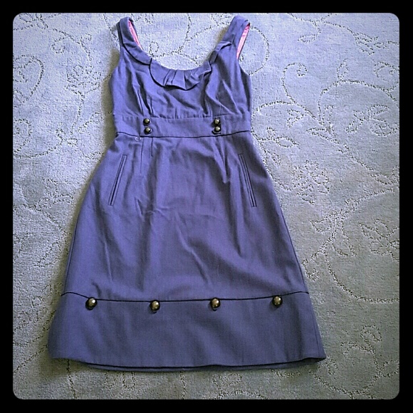 Blue dress