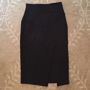 Zara pencil skirt with slit