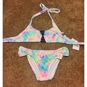 Trade for Alexia ❤️ VS PINK Watercolor Bikini Set