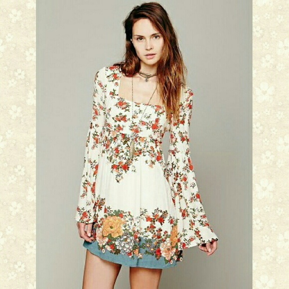 Free People Modern Chinoise Boho Festival Dress