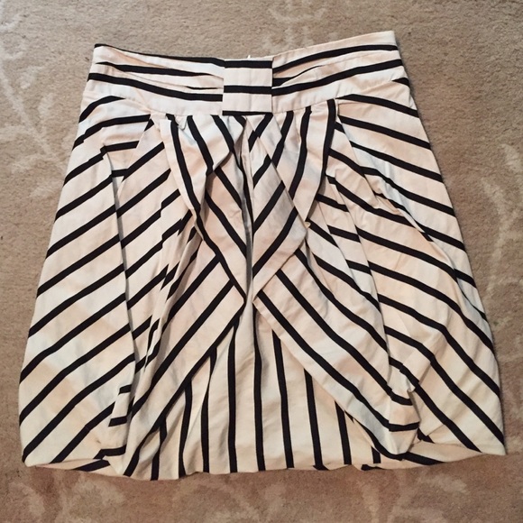 Anthropologie bubble striped skirt