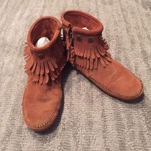 Minnetonka ankle moccasins
