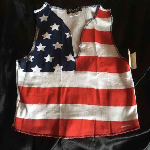 Fourth of July crop top - Picture 1 of 5