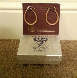Gold Companions Premier Designs hoop earrings