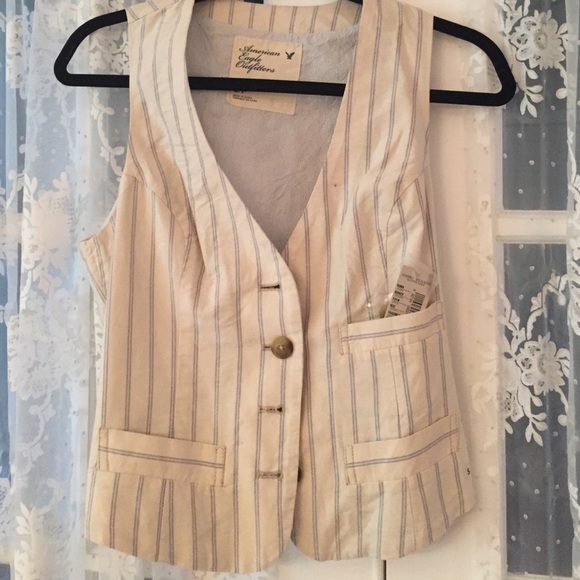 AE Pinstripe Vest
