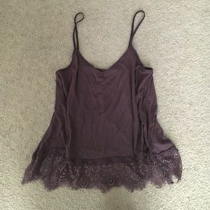 American Eagle Purple Tank
