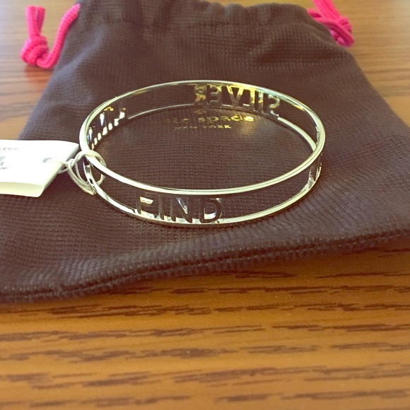 Kate Spade "Find the Silver Lining" bracelet