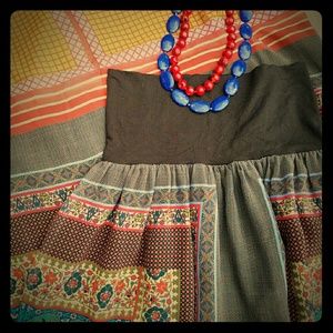 Clover Canyon Maxi/ Strapless Dress Sz M