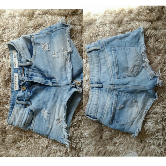 00 High waisted bullhead shorts