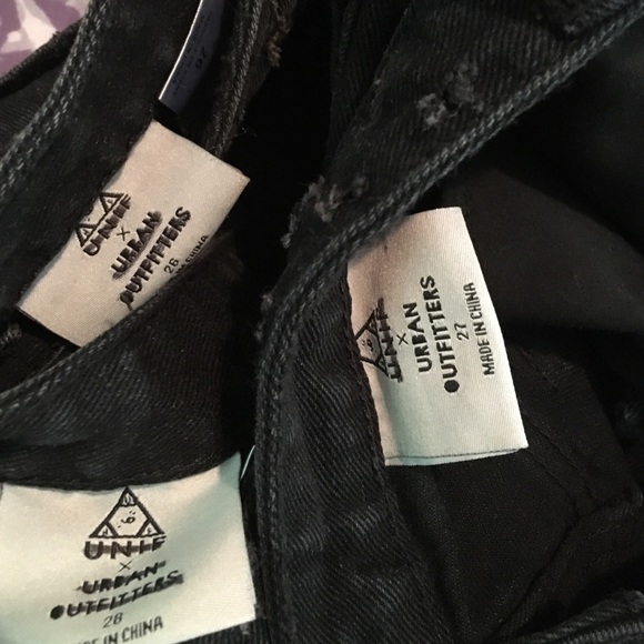 New Unif X uo black Twerk jeans - Picture 4 of 4