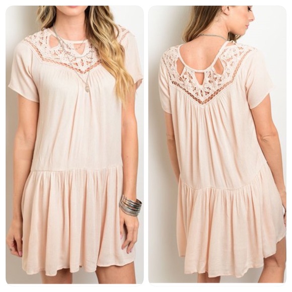 SALE! Blush Babydoll Dress