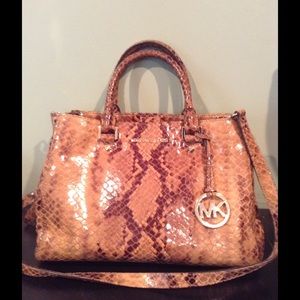 Michael Kors Python Satchel