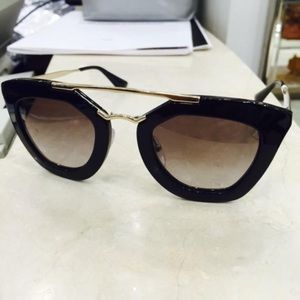 PRADA Cat eye sunglasses, Black. *Authentic!