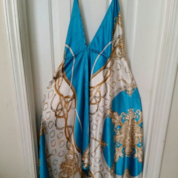 Handkerchief  halter dress