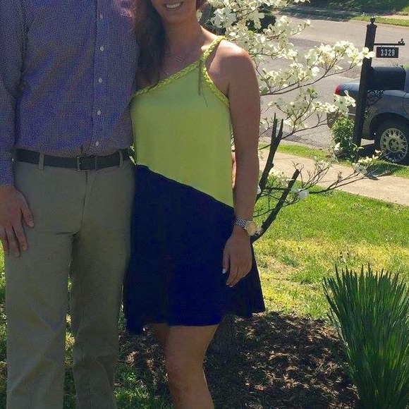 One shoulder summer dress