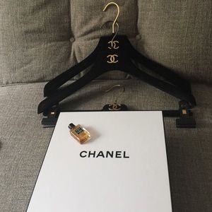Chanel hangers and box. Small coco Chanel