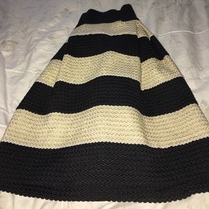 Black and Gold Skirt