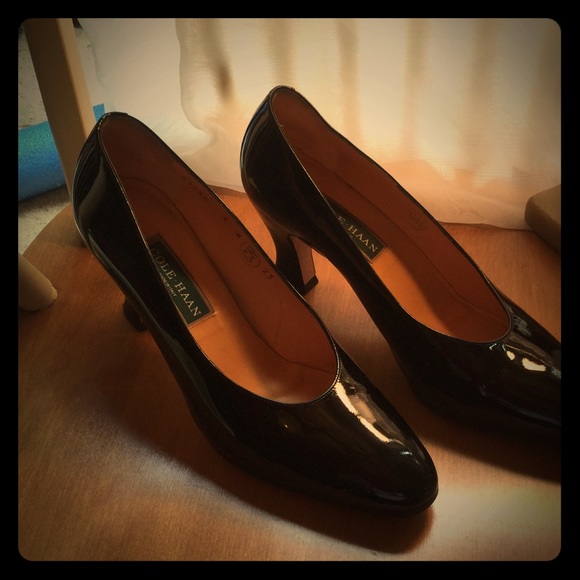 Cole Haan patent leather pumps