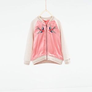 🎉HP🎉Zara girls bomber jacket 💕