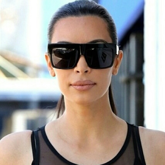 HP ||🌟NEW! Black Flat Top Oversized Square Sunnies "Best Seller" 1 left! - Picture 7 of 8