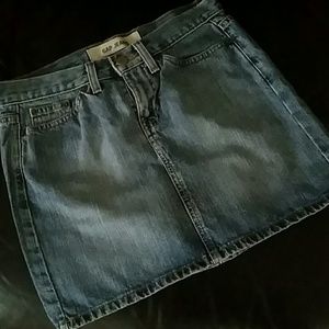 Gap Jeans denim mini skirt, size 2