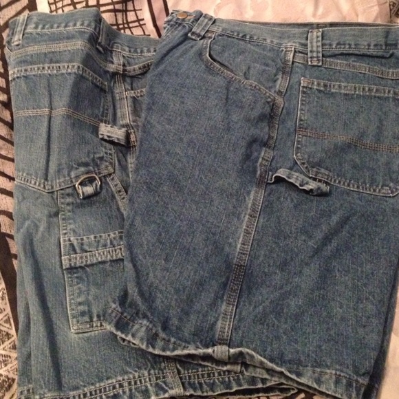 2 men's jean shorts