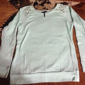 Sea foam green long sleeve