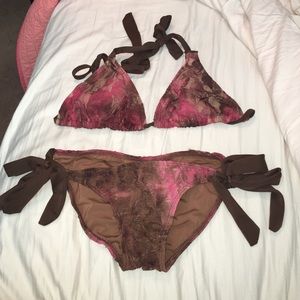 Custom design bathing suit-fresh peaches swimwear