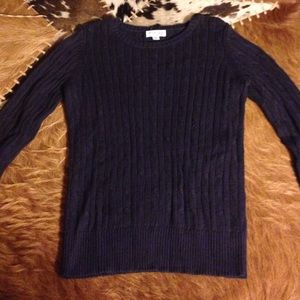 Navy sweater