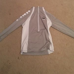 Pink pull over quarter zip