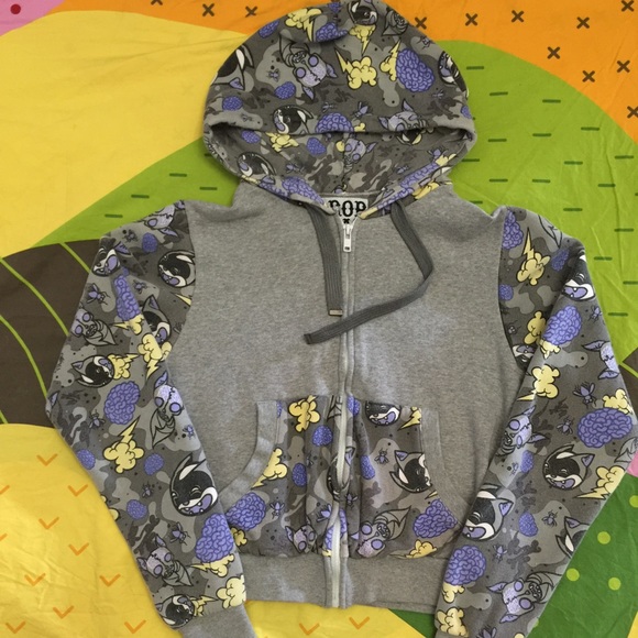 👐🏻sold👐🏻Drop dead cats 'n' bats mark II hoodie - Picture 3 of 3