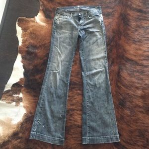 7 for all man kind Dojo flare jeans